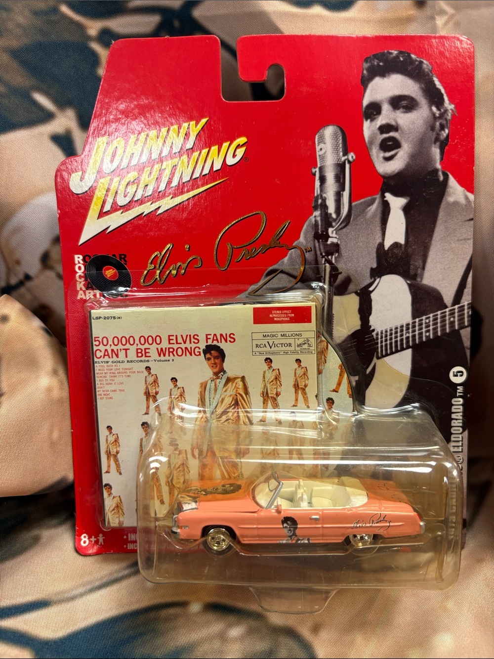 Elvis Presley Pink Convertible Die-Cast Car
